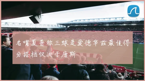 名嘴夏普称三球是爱德华兹最佳得分搭档仅次于唐斯