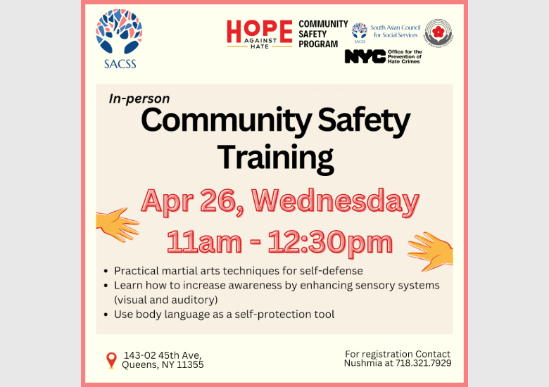 SACSS hosts community safety workshops