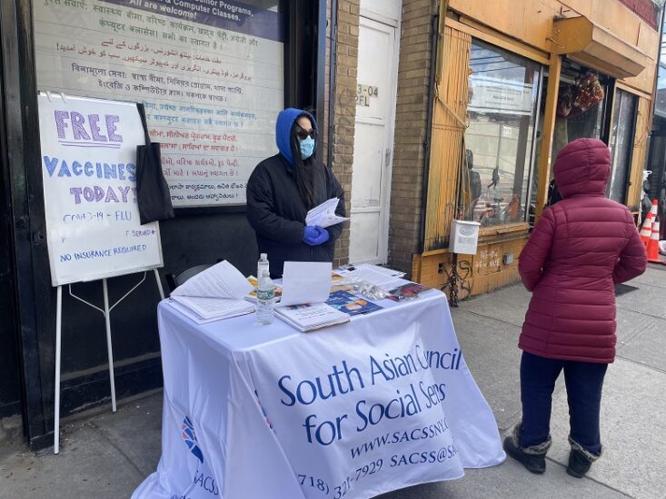 SACSS hosts vaccine clinic bringing COVID & Flu shots to Flushing community