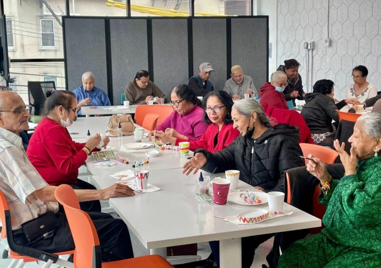 SACSS Seniors Embrace Spring with Colorful Flowerpot Decorating Project